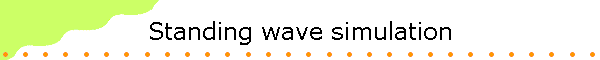 Standing wave simulation